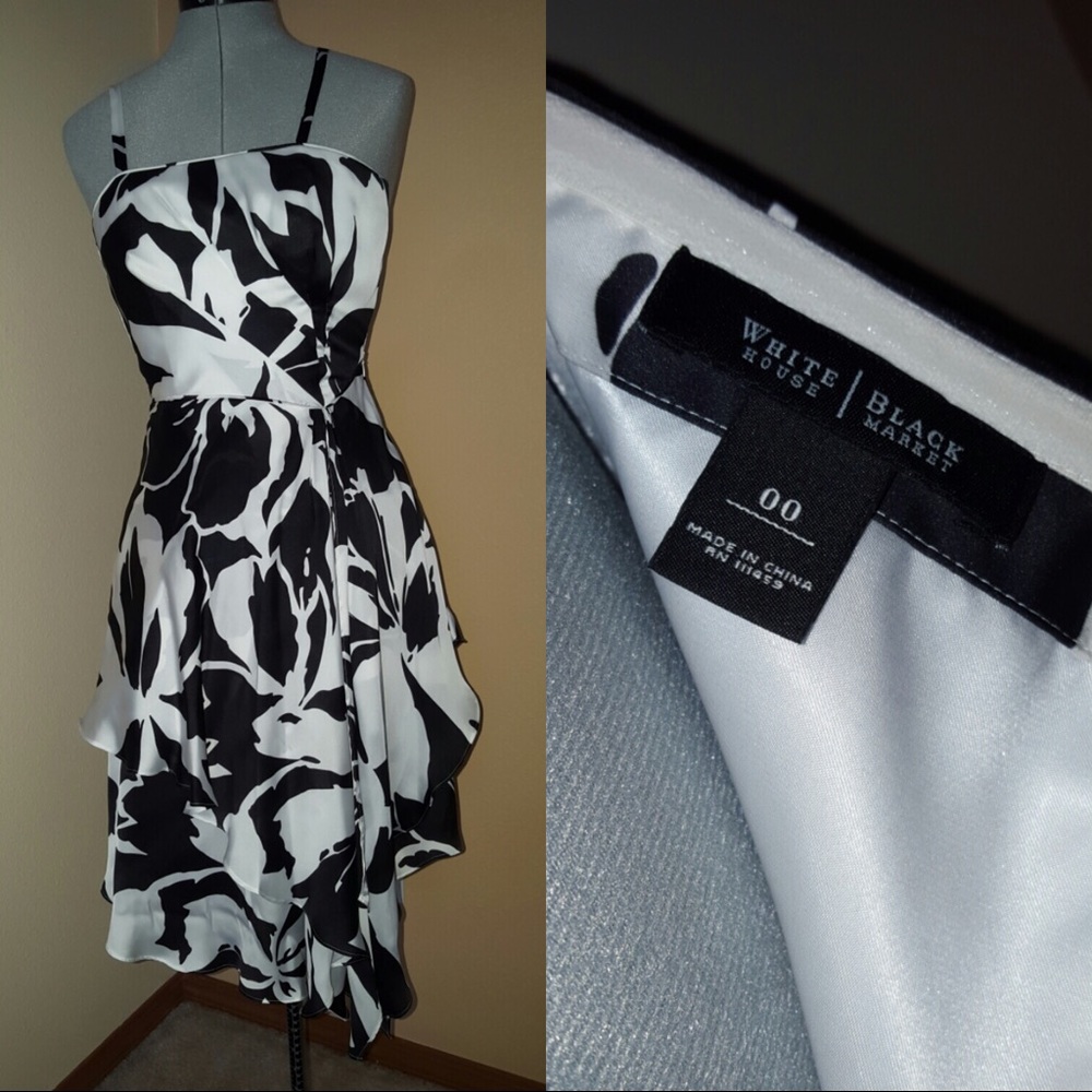 White Black house market dress size 00